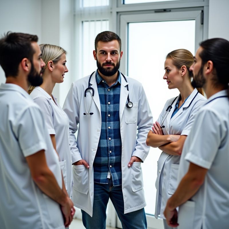 Arzt Elmar mit Team · Arzt Coaching Berlin